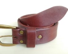 DIY leather belt