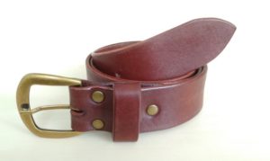 Ceinture en cuir bricolage