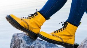 yellow shoes