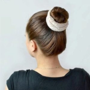 without pins ballet bun 2