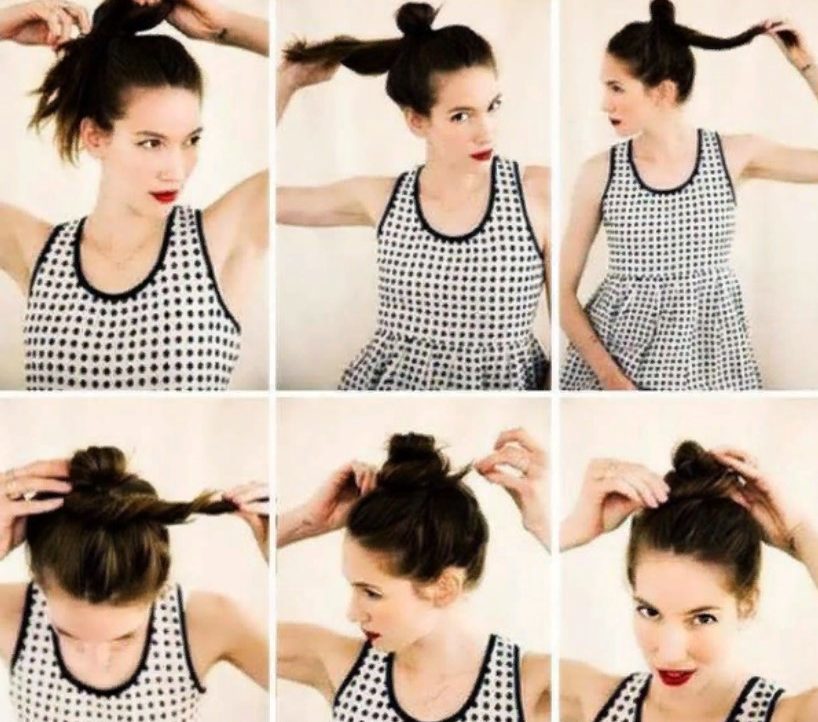 chignon de ballet sans épingles