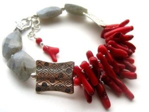 pulseras ng coral stone