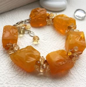 crystal stone bracelet