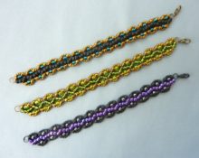 weaving with beads bracelets patterns for beginners photo