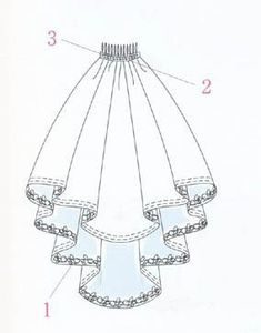 two-tier veil