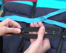 replacing a zipper on a jacket