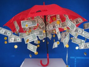 jak zrobić parasol z pieniędzy na wesele