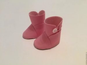 modèle de bottes pour une poupée de vos propres mains