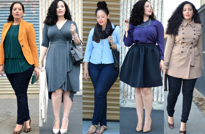 Estilo feminino plus size