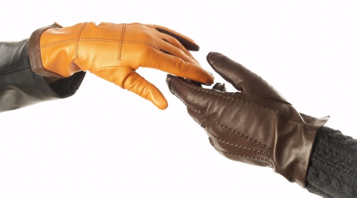 leather gloves 