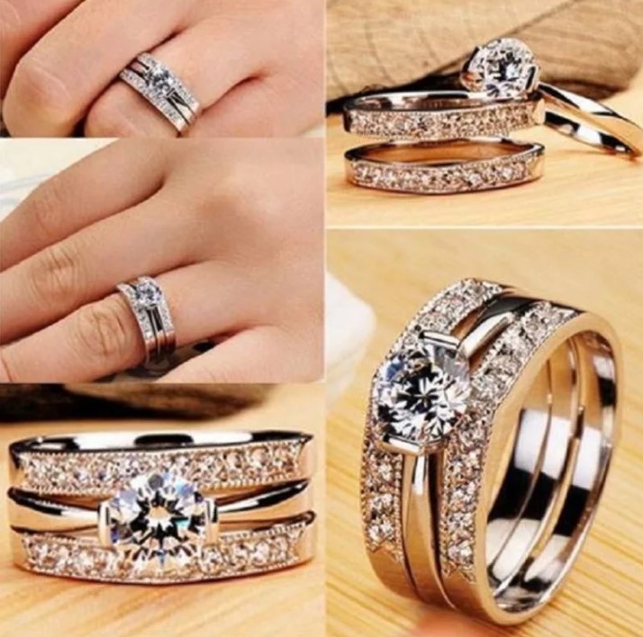 double engagement ring