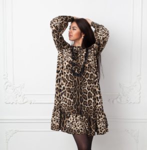 rochie leopard