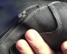 how to insert a pawl into a zipper on boots