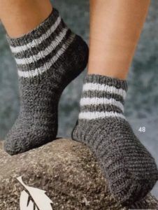 calcetines de crochet para hombre 1