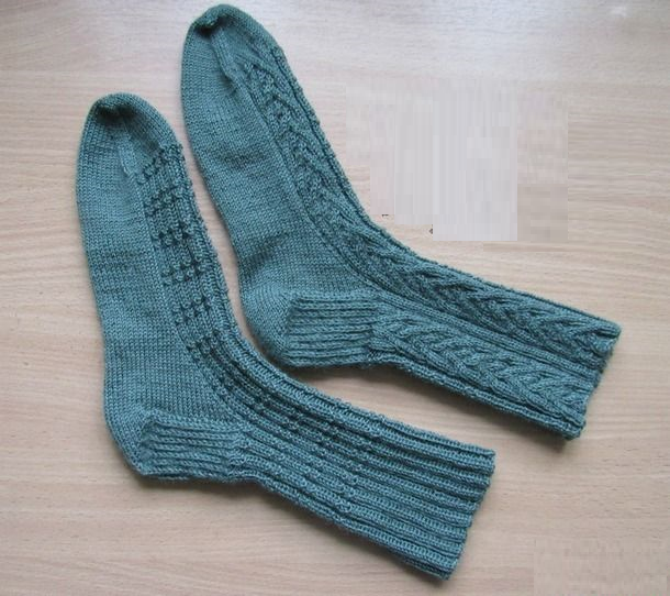 graue Socken Modell 1