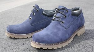 μπλε μπότες nubuck