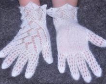 openwork crochet gloves 3