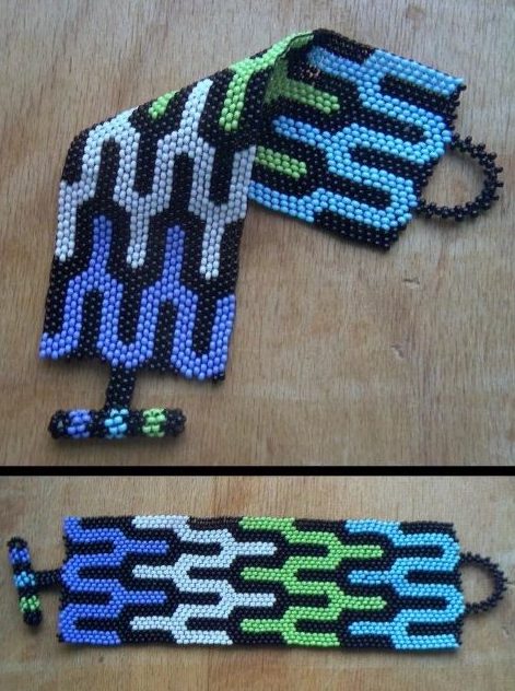 veve et armbånd fra perler 5