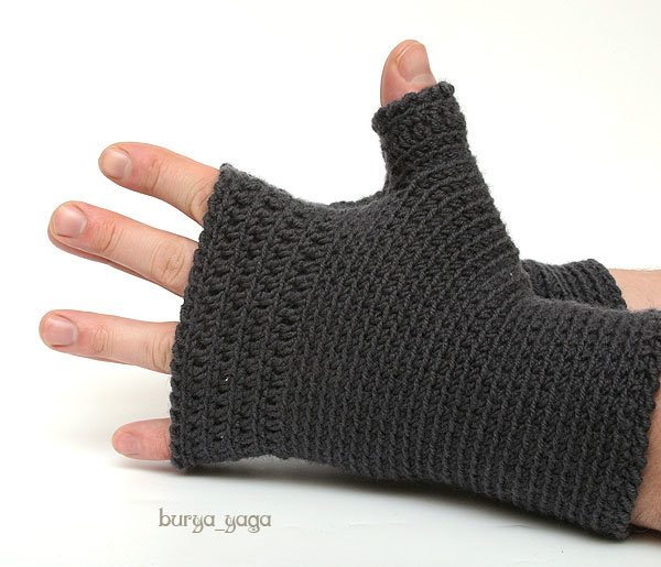 guantes de crochet