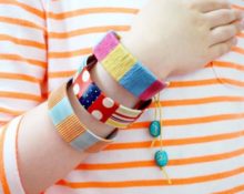 Bracelet DIY à partir de matériaux de récupération