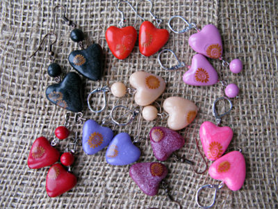 polymer clay earrings