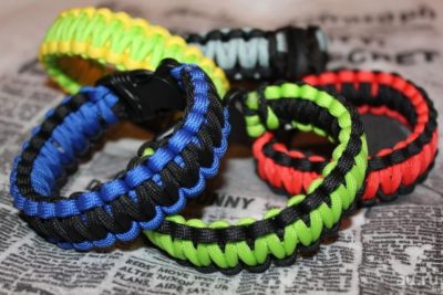 paracord karkötő