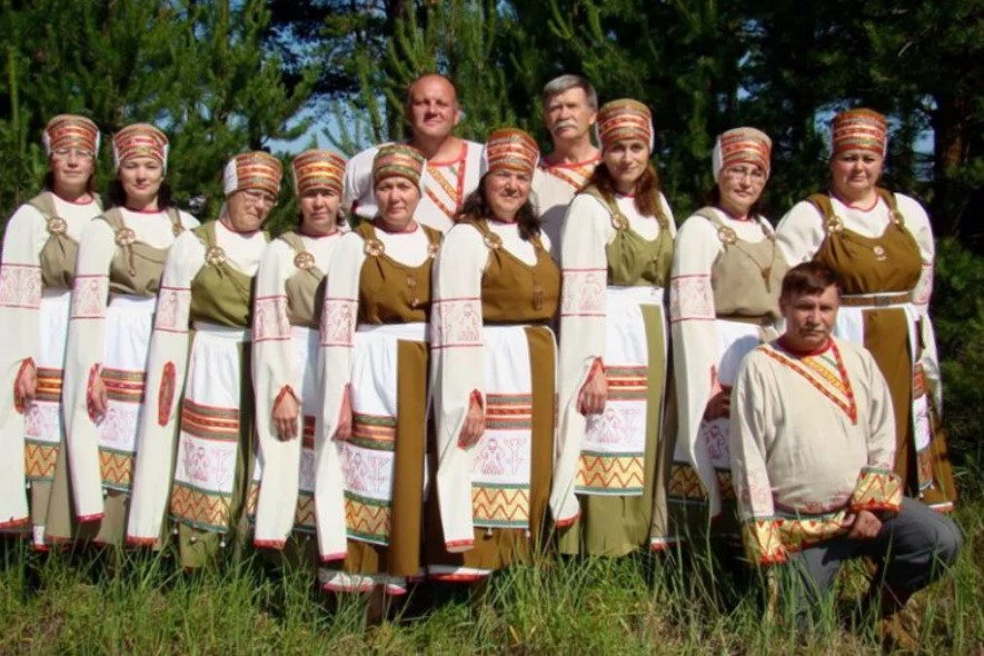 vestits de casament Vepsians de Carelia