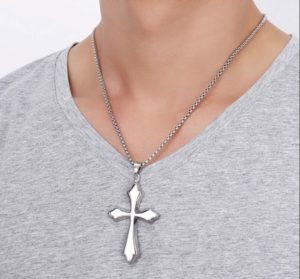 Herrenkette mit Kreuz