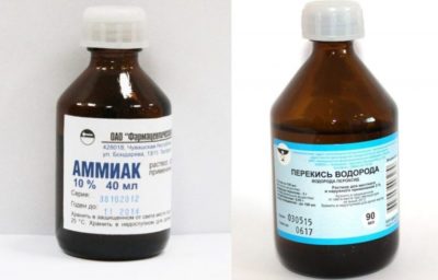 ammonia dan hidrogen peroksida untuk membersihkan rantai