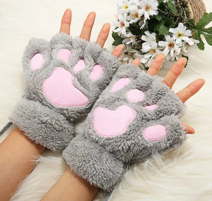 types of gloves for children cat paws