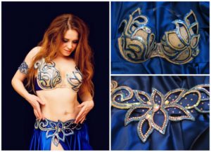 DIY oriental dance belt