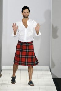 tartan kjol