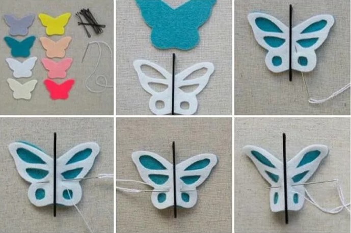 butterfly hairpin yugto ng trabaho