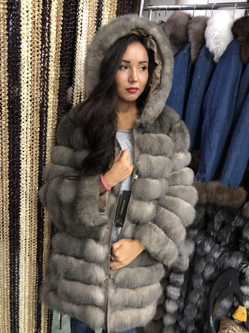 Eco fur coat