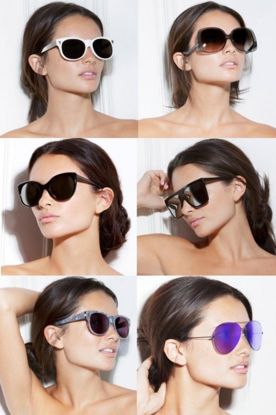 Models of women's glasses