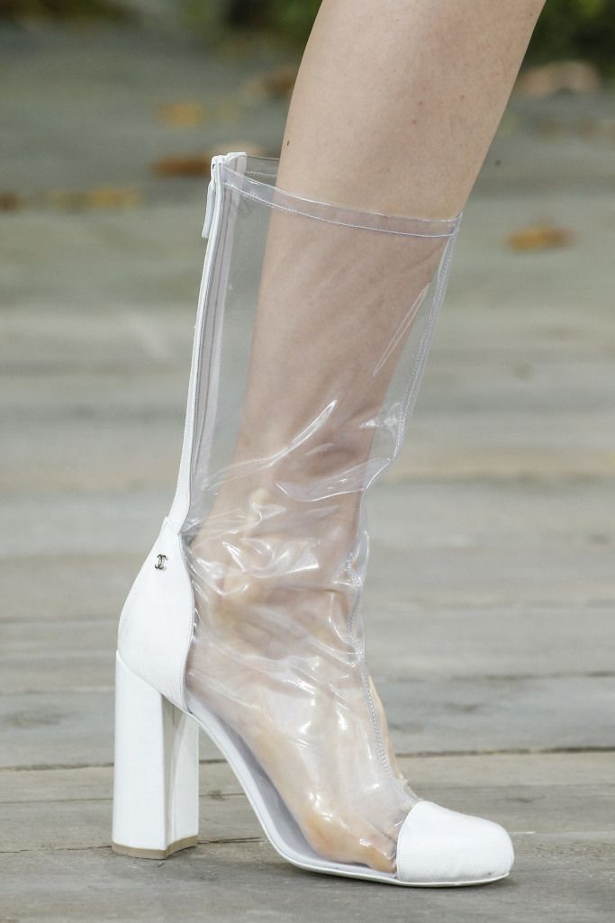 Transparent shoes