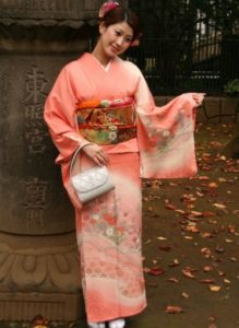 Japanese peach style dress