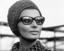 Sophia Loren with glasses