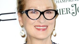 Meryl Streep avec des lunettes