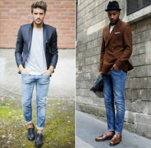 jeans for menn med loafers