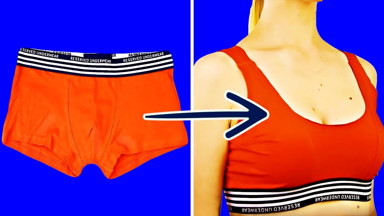 how to make a top out of panties