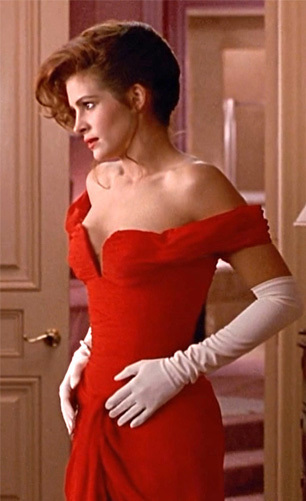 Il vestito rosso di Julia Roberts