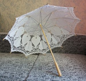 tulle umbrella