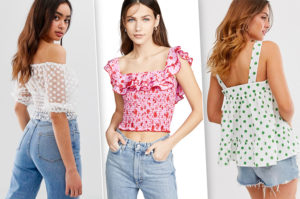 Pinili ng mga French fashionista ang country-style tops