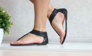 Sandalen met tenen