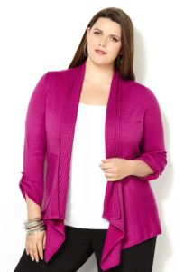 Hvilken cardigan skal en plus size kvinde vælge?