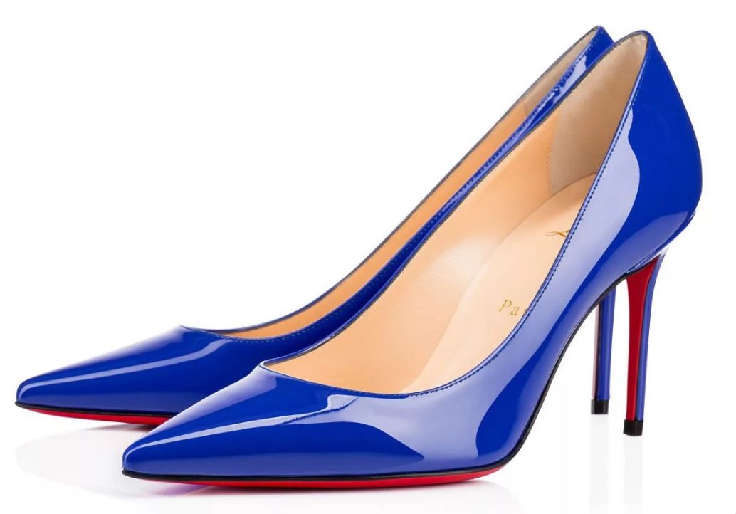 tacones azules