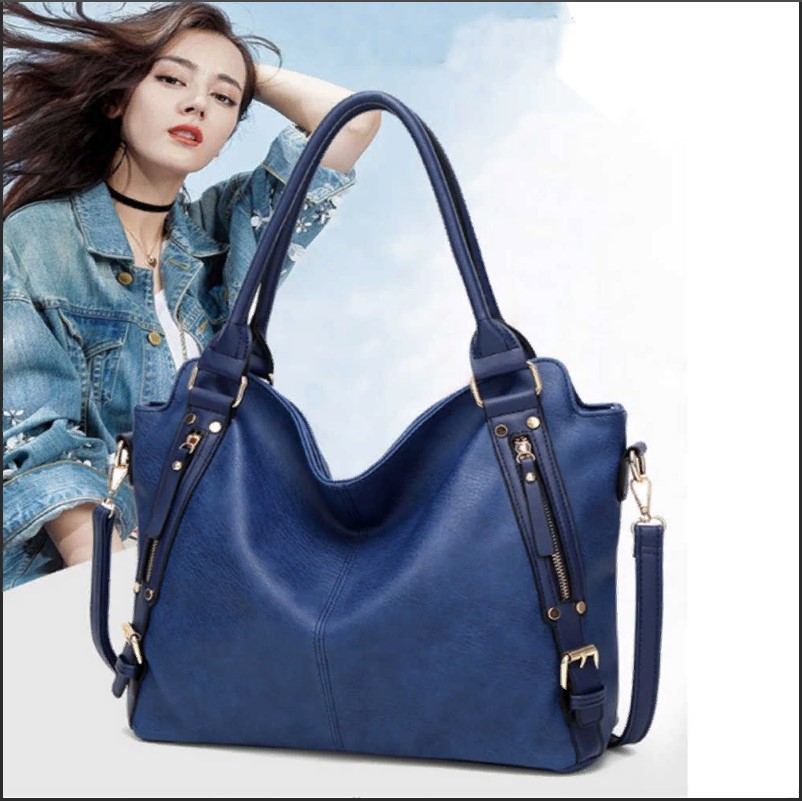 borsa blu