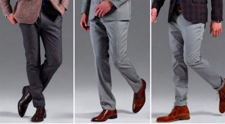 pantalones color gris