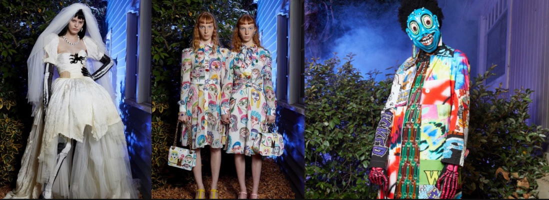 Semua ketakutan kanak-kanak di pertunjukan fesyen (Moschino Resort 2020)